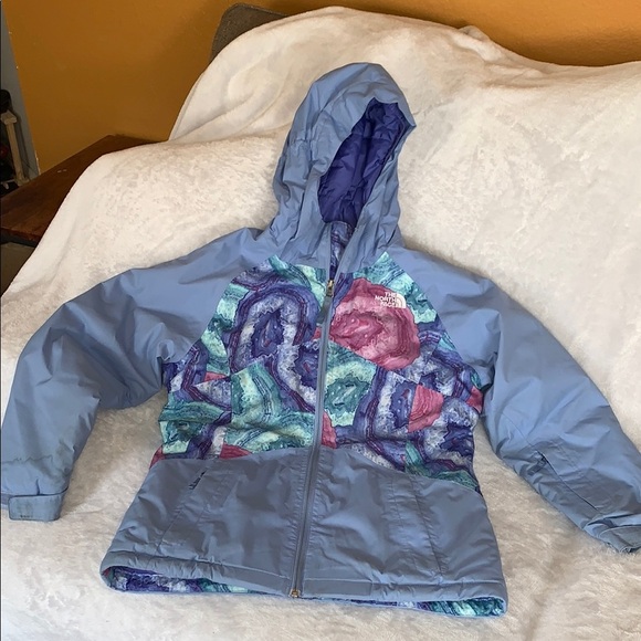 Gently Loved Kids Multicolor Hooded Jacket by The North Face - Picture 1 of 16